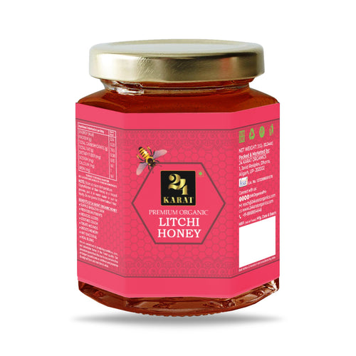 24 Karat Litchi Premium Honey | 100% Pure and Natural