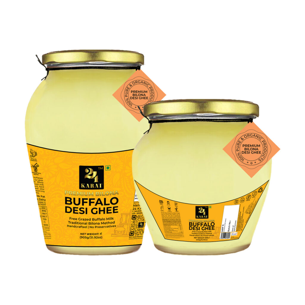 A2 Buffalo Bilona Desi Ghee 500ML