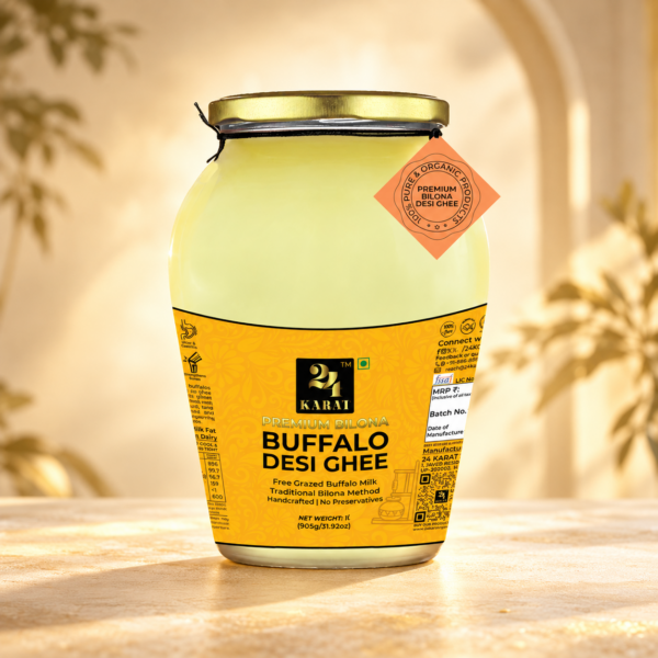 A2 Buffalo Bilona Desi Ghee 500ML