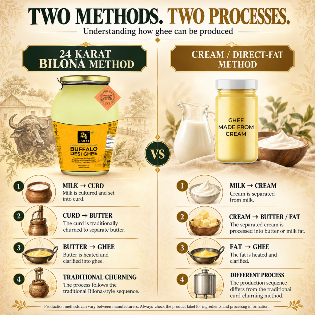 A2 Buffalo Bilona Desi Ghee 500ML